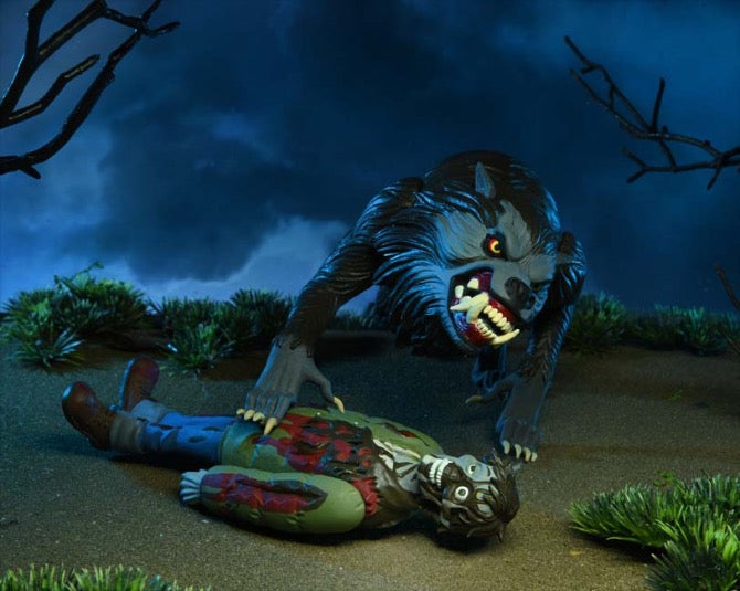 NECA Toony Terrors American Werewolf in London Jack and Kessler Wolf Figure 2 Pack - SPECIAL OFFER
