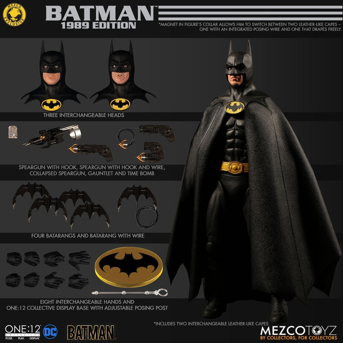 Mezco One:12 Collective Batman 1989 Edition